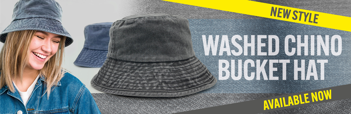 washed chino vintage bucket hat