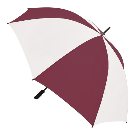 Burgundy / White