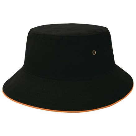 Black / Burnt Orange
