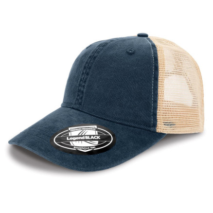 Navy Heather / Natural