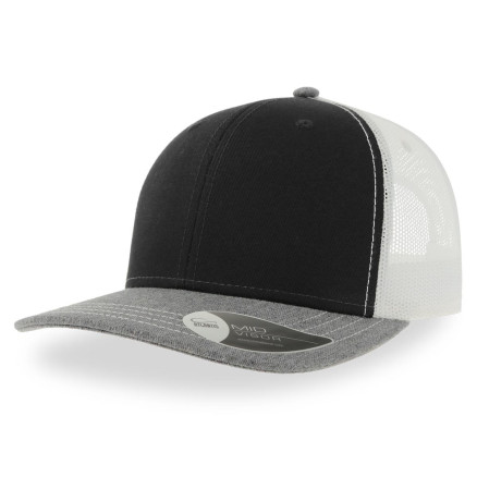 Black / Grey Melange / White