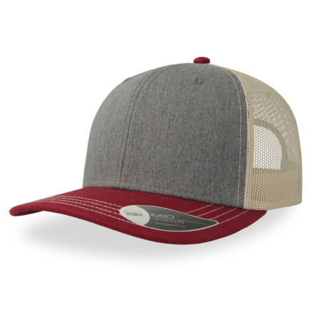 Grey Melange / Cardinal / Beige