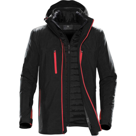 Black / Bright Red