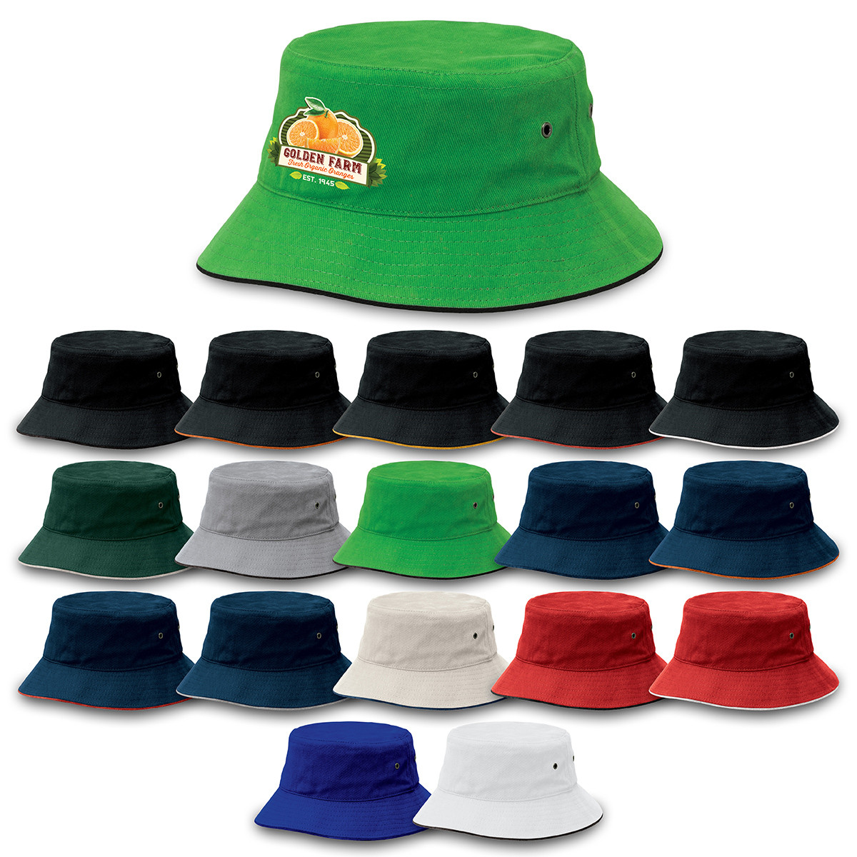 Legend Life Sandwich Brim Bucket Hat 4007