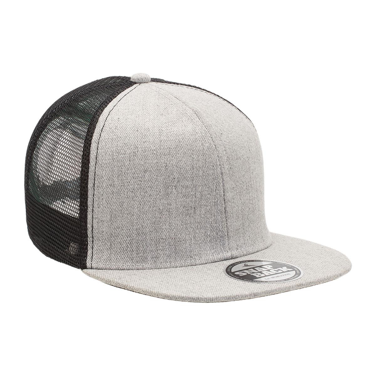 Legend Life Heathered Flat Peak Trucker 4396