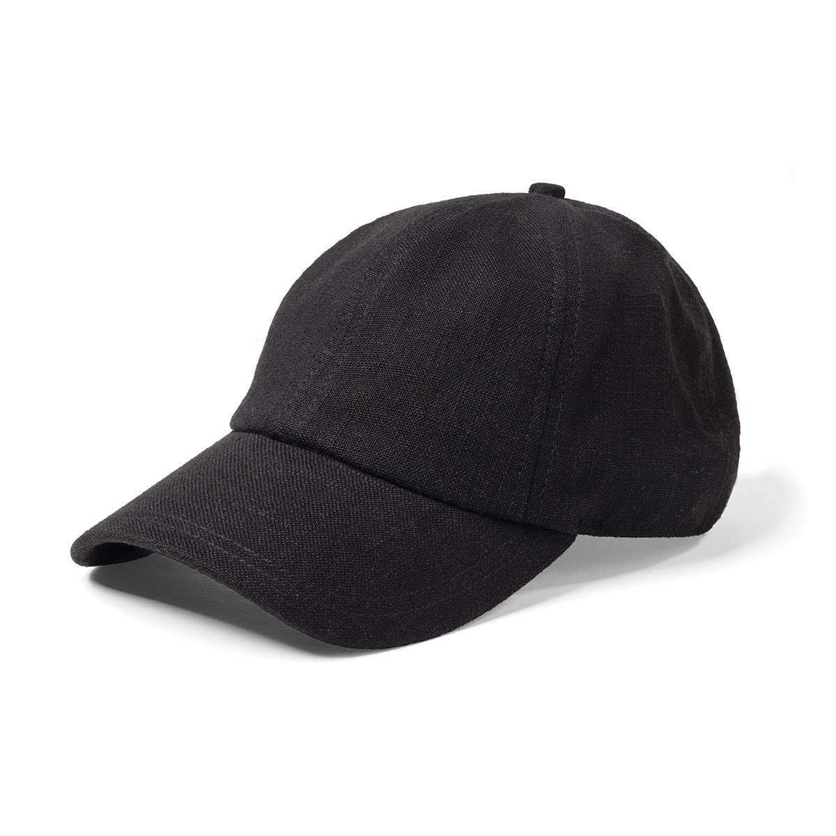 Legend Black Lennox Linen Cap 7111 - Black