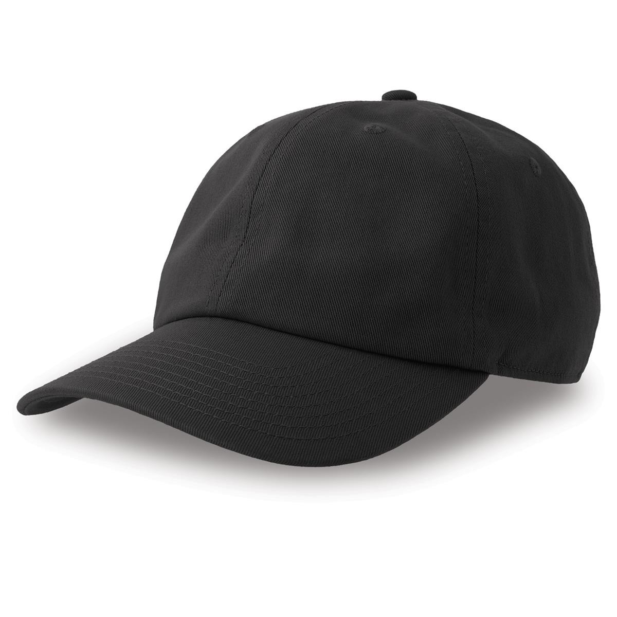Atlantis Dad Hat-S - Organic/Recycled Cotton A1010 - Black