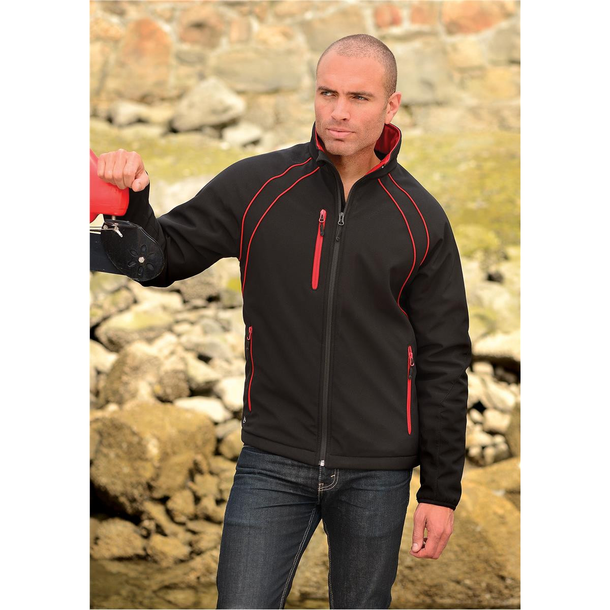 Men s Crew Softshell Jacket Activewear Legend Life