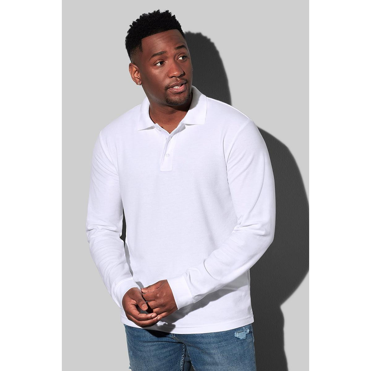 Long sleeve polo cheap clearance
